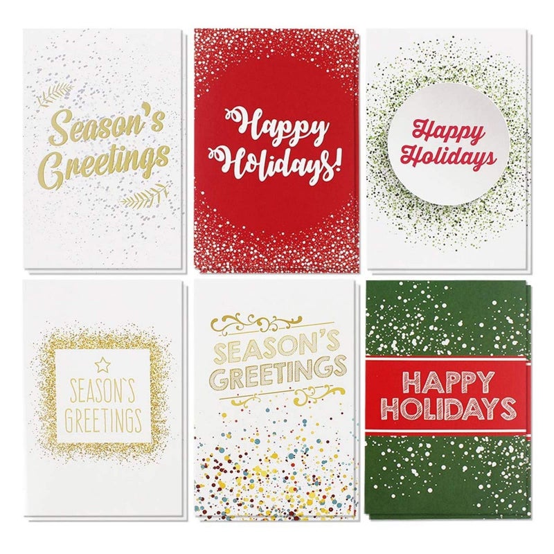 Paper Junkie Sustainable Greetings Blank Cards & Envelopes 36-Pack - 4 x 6 in Multicolor Confetti - Bulk Greeting Card with Envelope for Personal & Business Use - Image 1